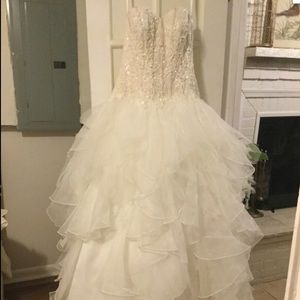 Lace & Ruffles Wedding Dress
